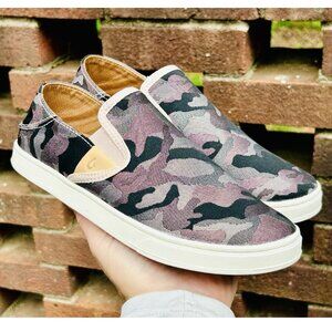 OluKai Pehuea Pa'i Ke Au Camo Slip On Sneakers Women's 7 - Slip On - Hide Heel